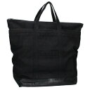 クロムハーツ Chrome Hearts UA25周年レザー切り替えキャンバストートバッグ(ブラック)【608042】【OS06】【小物】【中古】bb17#r...