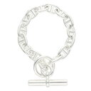 エルメス HERMES サイズ:15LINK Chaine d'Ancre MM シェーヌダンクルMMシルバーブレスレット(シルバー 54.54g)【50214...