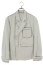 ディオール DIOR サイズ:48 24SS 383C256A5641 ガードナーズテーラードジャケット(グレー)【018042】【BS55】【メンズ】【中古】bb384#rinkan*B