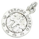 クロムハーツ Chrome Hearts CHRM ANGL MDL エンジェルメダルチャーム V2 シルバーネックレストップ(シルバー 6.24g)【318042】【GZ11】【小物】【中古】bb297#rinkan*B(4)