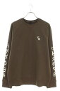 クロムハーツ Chrome Hearts サイズ:L SLO RIDE CHロゴ刺繍クルーネックスウェット(ブラウン)【318042】【SJ02】【メンズ】【中...