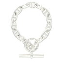 エルメス HERMES サイズ:14LINK Chaine d'Ancre GM シェーヌダンクルGMシルバーブレスレット(シルバー 76.13g)【61804...