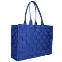 シュプリーム SUPREME 24SS Woven Tote ロゴ総柄ナイロントートバッグ(ブルー)【804052】【OM10】【小物】【中古】bb212#r...