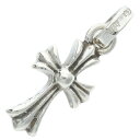 クロムハーツ Chrome Hearts CRS BBYFAT ベイビーファット チャーム シルバーネックレストップ(シルバー 2.37g)【928042】【OM10】【小物】【中古】bb177#rinkan*B(4)