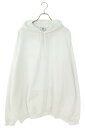 ヴェトモン VETEMENTS サイズ:XL 24AW UA65HD107W インサイドアウトレーベルパーカー(ホワイト)【728042】【OM10】【メンズ】...