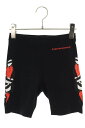 クロムハーツ Chrome Hearts サイズ:S MATTY BOY Sick Heart マティボーイプリントハーフパンツ(ブラック)【724052】【S...