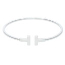 ティファニー TIFFANY&Co. Tワイヤー K18WGバングル(ホワイトゴールド 8.41g)【119042】【OS06】【小物】【中古】bb30#ri...