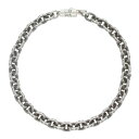 クロムハーツ Chrome Hearts サイズ:7inch PAPER CHAIN ペーパーチェーン シルバーブレスレット(シルバー 12.27g)【3190...