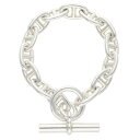 エルメス HERMES サイズ:14LINK Chaine d'Ancre GM シェーヌダンクルGMシルバーブレスレット(シルバー 75.29g)【51904...