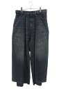 バレンシアガ BALENCIAGA サイズ:M 767983 TNW65 ダブルサイドデニムパンツ(インディゴ)【719042】【BS55】【メンズ】【レディース】【中古】bb33#rinkan*A(4)