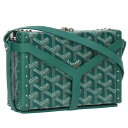 ゴヤール GOYARD ミノディエール トランク レザートランクショルダーバッグ(グリーン)【319042】【SB01】【小物】【中古】bb356#rinka...