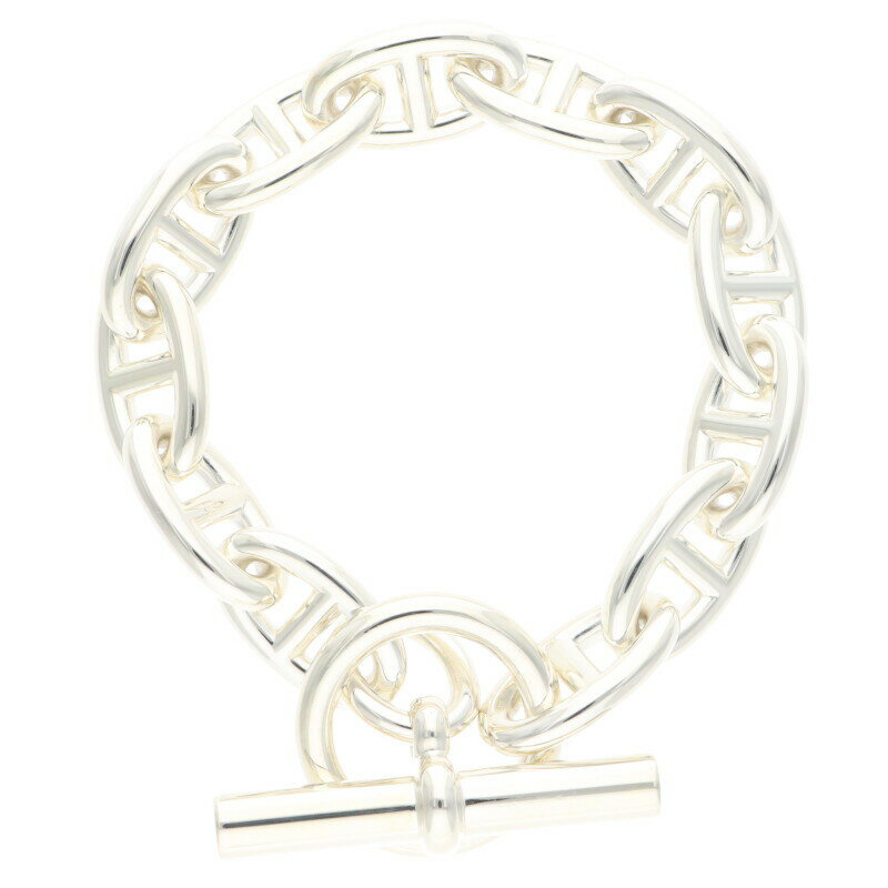 エルメス HERMES　サイズ:12LINK Chaine d'Ancre GM シェーヌダンクルGMシルバーブレスレット(シルバー 68.87g)【429042】【FK04】【小物】【中古】bb205#rinkan*A
