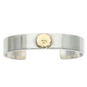 ゴローズ goro's サイズ:S 平打ちブレス S ブレスレット(シルバー×ゴールド 30.84g)【529042】【HJ08】【小物】【中古】bb214#r...