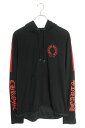 クロムハーツ Chrome Hearts サイズ:M TRACK HD メッシュトラックプルオーバーパーカー(ブラック×レッド×シルバー)【729042】【SJ...
