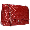 シャネル CHANEL マトラッセ ココマークキルティングチェーンショルダーバッグ(レッド)【010142】【BS55】【小物】【中古】bb132#rinka...