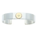 ゴローズ goro's サイズ:S 平打ちブレス S ブレスレット(シルバー×ゴールド 31.25g)【700142】【HJ08】【小物】【中古】bb153#r...