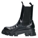 プラダ PRADA サイズ:9 2UE027 モノリスブラッシュドレザーチェルシーブーツ(ブラック)【310142】【SB01】【メンズ】【小物】【中古】bb3...