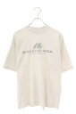 バレンシアガ BALENCIAGA サイズ:S 764235 TQVT9 アクティブウェアTシャツ(ライトグレー調)【310142】【SB01】【メンズ】【レデ...