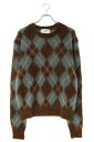 アミアレクサンドルマテュッシ AMI Alexandre Mattiussi アミパリスサイズ:L 24AW HKS047KN0058 アーガイルモヘアニット(...