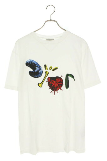 ディオール DIOR サイズ:XS 22AW 213J685C0677 カクタスジャックロゴプリントTシャツ(ホワイト)【425052】【SB01】【メンズ】【中古】bb420#rinkan*B ディオール DIOR サイズ:XS 22AW 213J685C0677 カクタスジャックロゴプリントTシャツ(ホワイト)【425052】【SB01】【メンズ】【中古】bb420#rinkan*B