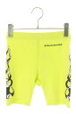 クロムハーツ Chrome Hearts サイズ:XS PPO HALF SHORT MATTYBOYファイヤープリントショートパンツ(イエロー)【820142...
