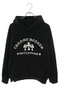 クロムハーツ Chrome Hearts サイズ:L SAILIN ON HD PLVR セメタリークロス刺繍プルオーバーパーカー(ブラック)【920142】【...