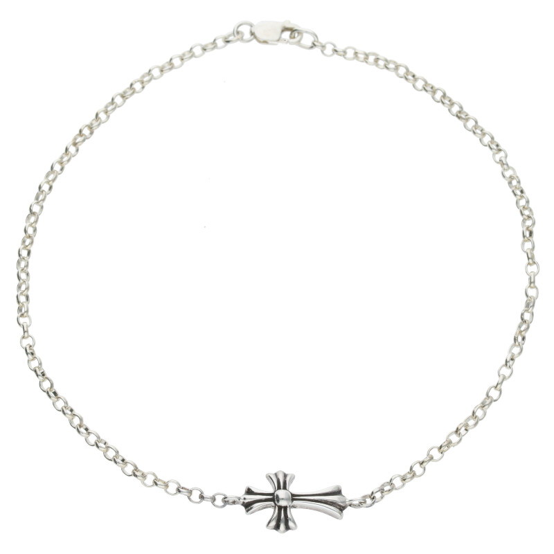 クロムハーツ Chrome Hearts CHN BBY FAT ベイビーファットチェーン シルバーブレスレット(シルバー 3.31g)【101142】【SS07】【小物】【中古】bb412#rinkan*A