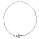 クロムハーツ Chrome Hearts サイズ:9inch CHN BBY FAT ベイビーファットチェーン シルバーブレスレット(シルバー 3.29g)【8...