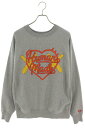 ヒューマンメイド HUMAN MADE サイズ:XXL KAWS MEDE SWEATSHIRT カウズロゴプリントスウェット(グレー)【511142】【FK04】【メンズ】【中古】bb17#rinkan*B(4)
