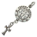クロムハーツ Chrome Hearts ANGEL MEDALwCRS BBYFAT エンジェルメダルwベイビーファット シルバーネックレストップ(シルバー 8.58g)【021142】【GZ11】【小物】【中古】bb76#rinkan*B(4)