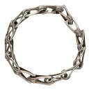 クロムハーツ Chrome Hearts サイズ:13LINK WINDOW CHAIN ウインドウチェーン シルバーブレスレット(シルバー 29.71g)【9...