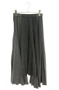 ロク 6 ROKU サイズ:34 TRIPLE PLEATED SKIRT R2CA123 アコーディオンプリーツトリプルプレートウールスカート(グレー調)【102142】【BS99】【レディース】【中古】bb62#rinkan*B