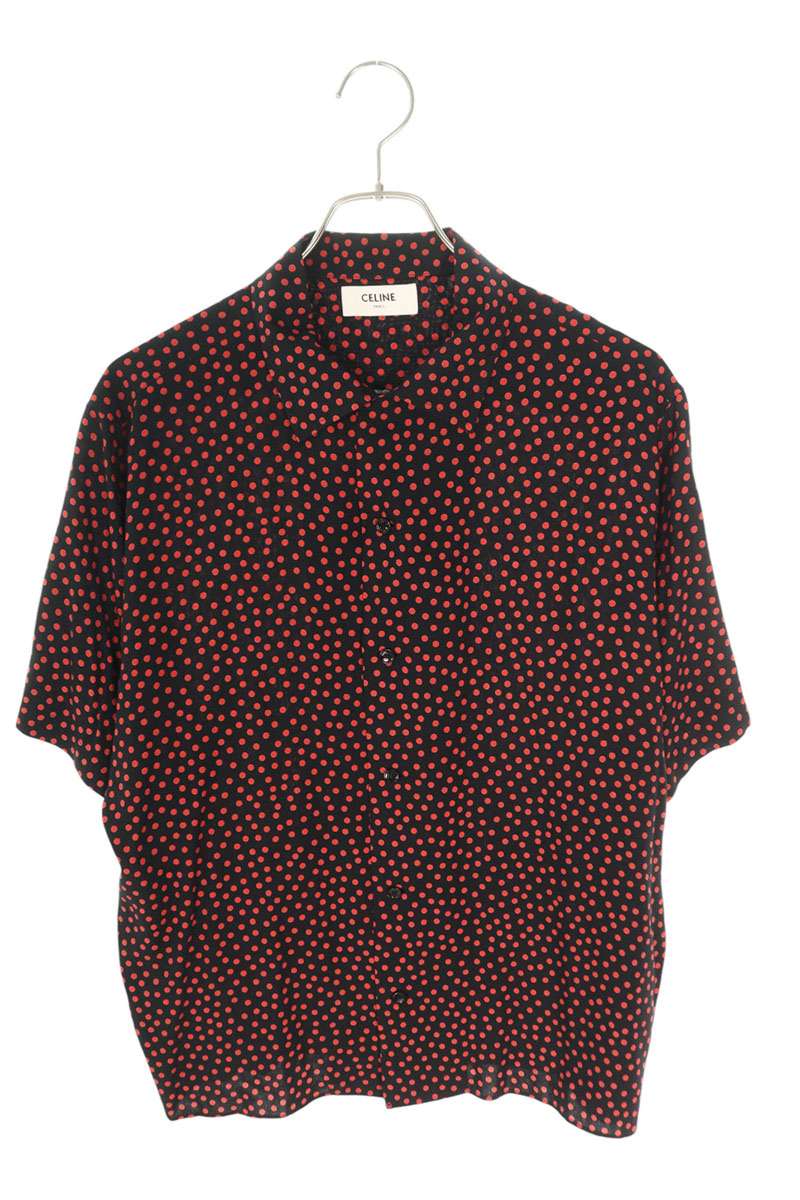 【美品】CELINE 半袖ドット柄シャツ 楽天市場】セリーヌ（柄ドット・水玉）（メンズファッション）の通販