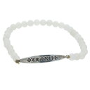 クロムハーツ Chrome Hearts 4mm BEAD KH 4mmビーズケイトハドソンブレス BEAD4mmビーズケイトハドソンブレスレット(シルバー×...