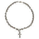 クロムハーツ Chrome Hearts サイズ:9inch CRS BBYFAT PAPER CHAIN ベイビーファットペーパーチェーン シルバーアンクレッ...