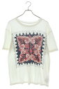 ヴァレンティノ VALENTINO サイズ:S RB3MG00VGBT フロントプリントTシャツ(ホワイト×ネイビー×レッド)【202142】【BS99】【メン...