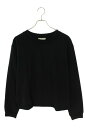 バレンシアガ BALENCIAGA サイズ:M 374347 TMK16 バックロゴクルーネックスウェット(ブラック)【702142】【BS99】【レディース】【中古】bb33#rinkan*A
