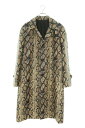 セリーヌ CELINE サイズ:44 23SS 2M82A652T クチュール パイソンプリント レザーチェスターコート(ベージュ調)【502142】【SB01...
