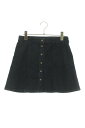 クロムハーツ Chrome Hearts サイズ:M クロスボールボタンデニムスカート(インディゴ)【602142】【SS07】【レディース】【中古】bb415#rinkan*B