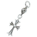クロムハーツ Chrome Hearts 1B TNY CH CRS 1ボールタイニーCHクロス チャーム シルバーネックレストップ(シルバー 6.37)【012142】【OM10】【小物】【中古】bb379#rinkan*B