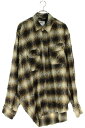 ダブレット doublet サイズ:XL 24AW18SH148 ラブレスゾンビシルエット長袖シャツ(ブラウン調)【101052】【BS99】【メンズ】【中古】...