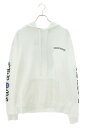 クロムハーツ Chrome Hearts サイズ:M SWTSHRT PLVR リップアンドタンプリントプルオーバーパーカー(ホワイト×ブルー)【902142】...
