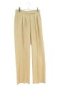 マックスマーラ MaxMara サイズ:36 113101916 キャメルシルクロングパンツ(ベージュ)【101052】【BS99】【レディース】【中古】bb187#rinkan*B