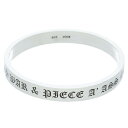 クロムハーツ Chrome Hearts BANGLE SPACER 9mm 9mmプレーンスペーサー シルバーバングル(シルバー 55.37g)【61214...