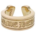 クロムハーツ Chrome Hearts サイズ:16.5号 22K LG SCROLL LABEL ラージスクロールラベル ゴールドリング(イエローゴールド ...