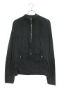 クロムハーツ Chrome Hearts サイズ:L クロスボールボタンナイロンアノラックブルゾン(ブラック×シルバー)【209052】【GZ11】【メンズ】【中古】bb17#rinkan*B