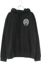 クロムハーツ Chrome Hearts サイズ:L SWTSHRT PLVR マリブ限定ホースシューバックプリントプルオーバーパーカー(ブラック)【51214...