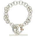 スピネリキルコリン Spinelli Kilcollin サイズ:8 TOGGLE BRACELET 3連リングトグルブレスレット(シルバー×ゴールド 41.1...