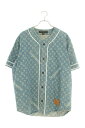 シュプリーム ルイヴィトン SUPREME LOUISVUITTON サイズ:S LV Jacquard Denim Baseball Jersey モノグラム...