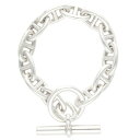 エルメス HERMES サイズ:12LINK Chaine d'Ancre GM シェーヌダンクルGMシルバーブレスレット(シルバー 67.7g)【812142...